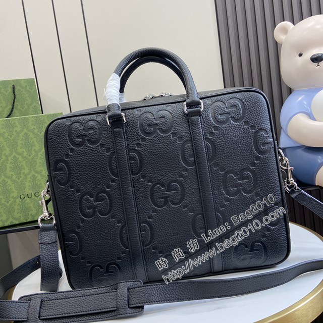 Gucci專櫃古馳最新款超級雙G公事包男士手提公事包 jh2475型號：792264